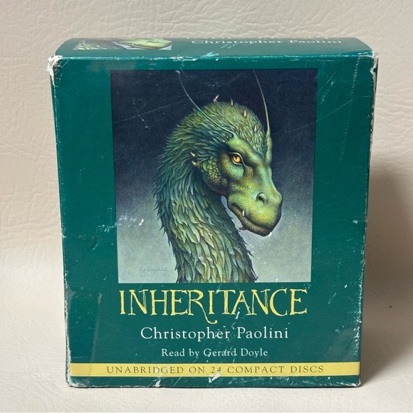 INHERITANCE Christopher Paolini
UNABRIDGED ON 24 COMPACT DISCS - Picture 1 of 5